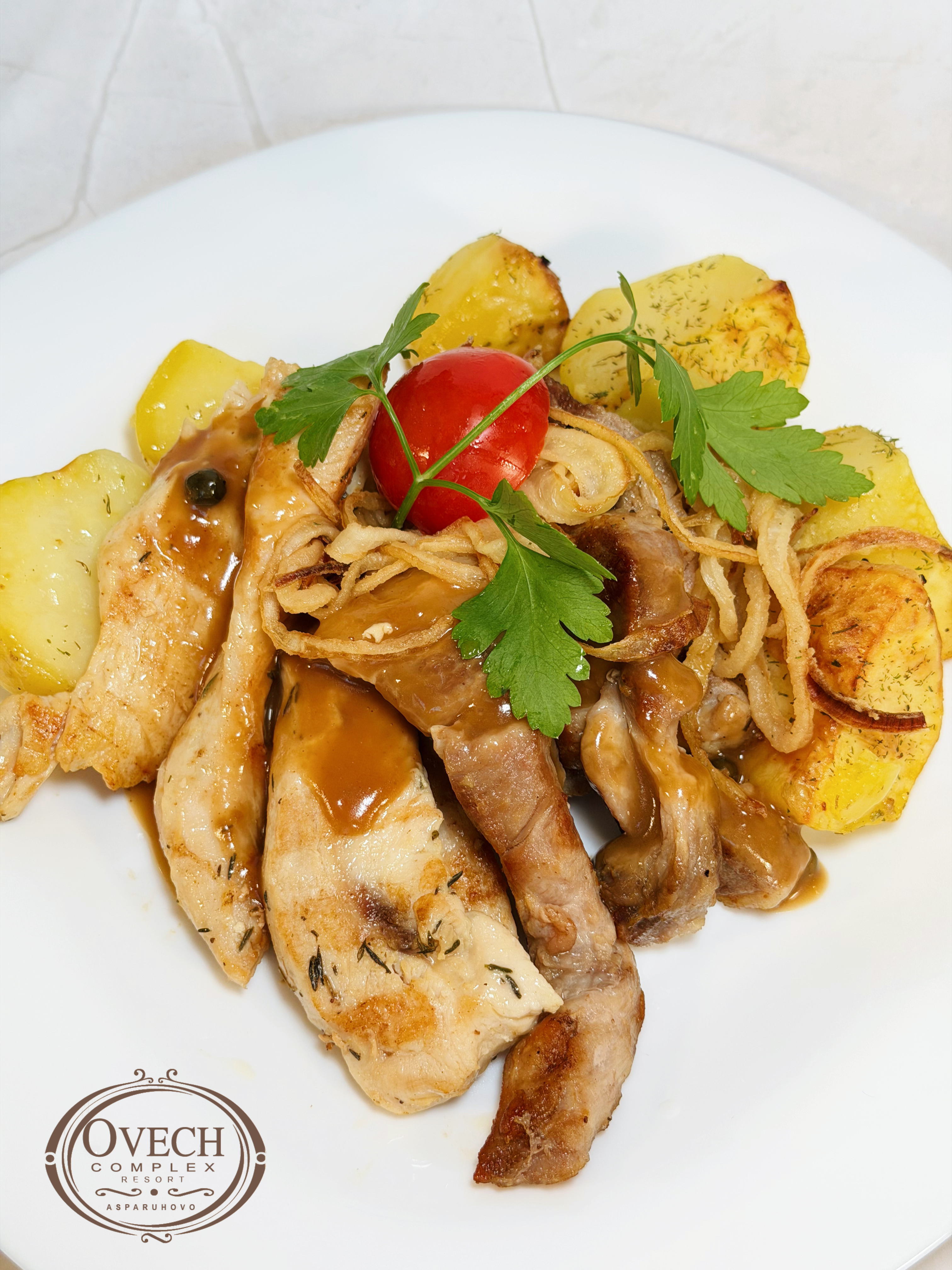 A signature dish from the resort menu
