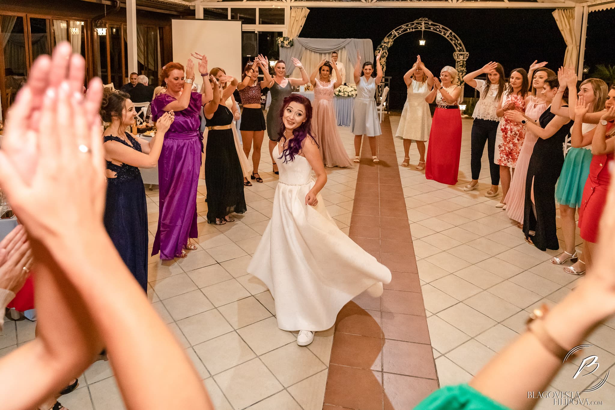 Joy and smiles during the evening celebration
